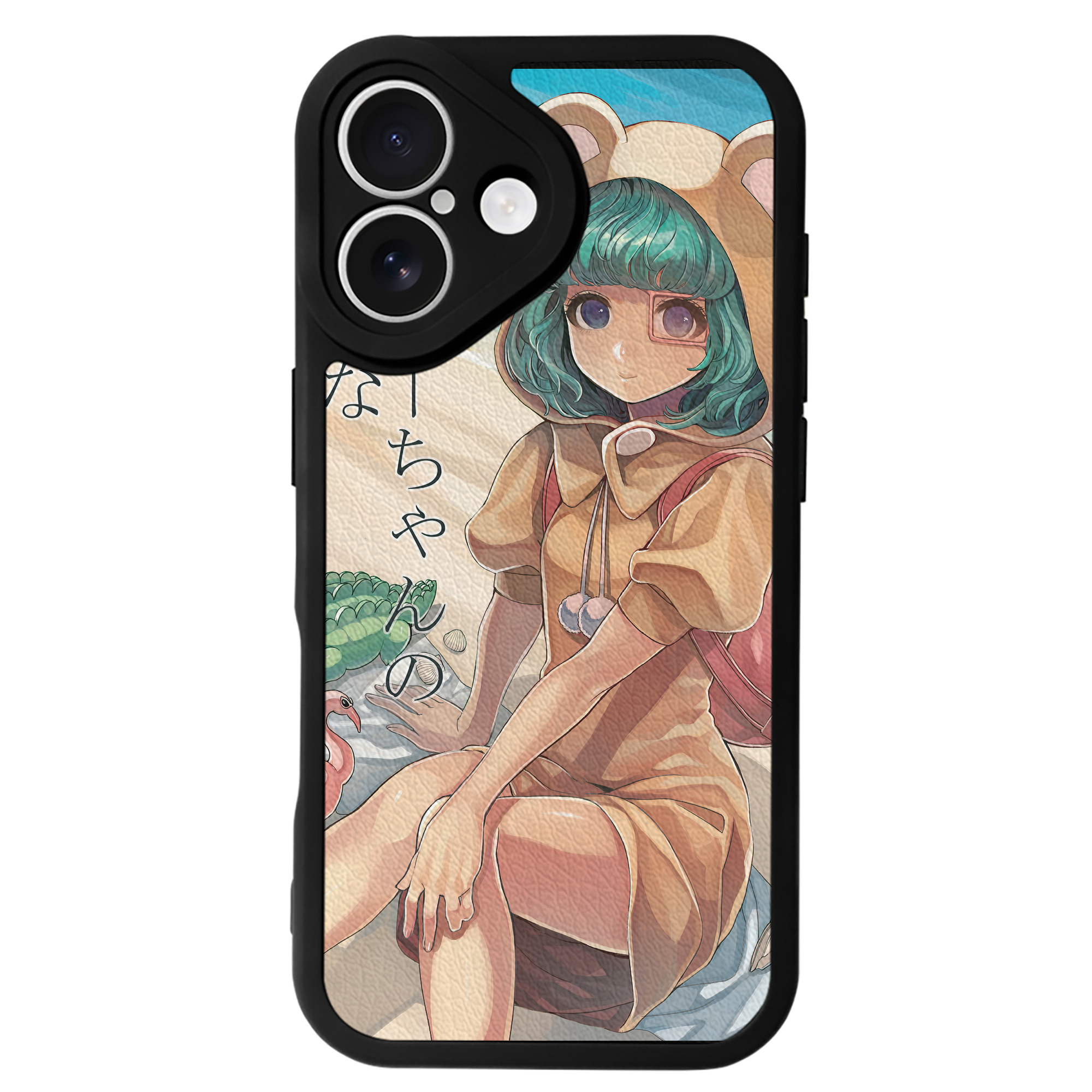 （画像用） ワンピース ONE PIECE 【iPhone 16シリーズ対応】シリコンスマホケース（レザー調） 材質：シリコン